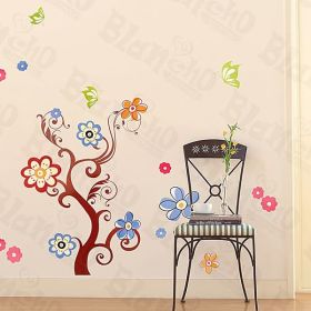 Flower Tree - Large Wall Decals Stickers Appliques Home Decor