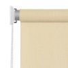 Outdoor Roller Blind Cream 31.5"x90.6" HDPE