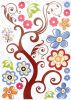 Flower Tree - Large Wall Decals Stickers Appliques Home Decor