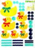 Yellow Duck - Wall Decals Stickers Appliques Home Dcor