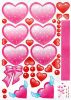 Love Balloons - Large Wall Decals Stickers Appliques Home Decor