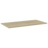 Bookshelf Boards 8 pcs Sonoma Oak 31.5"x15.7"x0.6" Engineered Wood