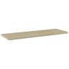 Bookshelf Boards 4 pcs Sonoma Oak 23.6"x7.9"x0.6" Engineered Wood