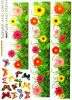 Butterfly Blossom and Grass - Wall Decals Stickers Appliques Home Dcor