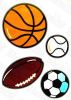Ball Collection - Wall Decals Stickers Appliques Home Dcor