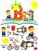 Back To School - Wall Decals Stickers Appliques Home Dcor