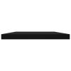 Bookshelf Boards 4 pcs Black 39.4"x7.9"x0.6" Engineered Wood