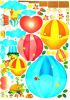 Hot-Air Balloon Party- Wall Decals Stickers Appliques Home Dcor