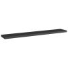 Bookshelf Boards 4 pcs High Gloss Black 23.6"x3.9"x0.6" Engineered Wood