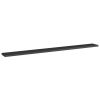 Bookshelf Boards 4 pcs High Gloss Black 39.4"x3.9"x0.6" Engineered Wood