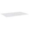 Bookshelf Boards 4 pcs High Gloss White 31.5"x19.7"x0.6" Engineered Wood
